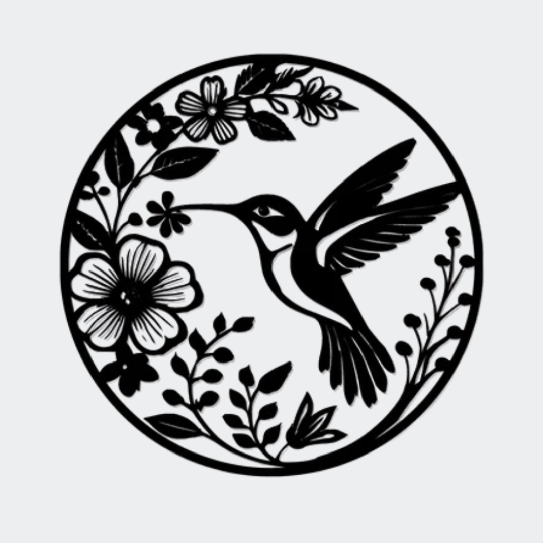 Hummingbird Metal Wall Decor (WD130)